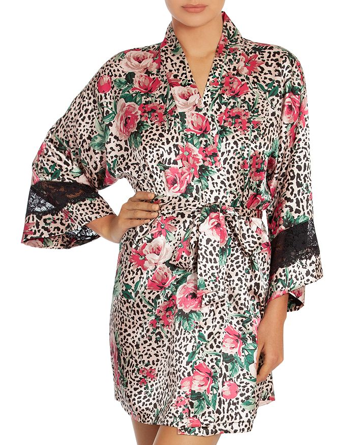 IN BLOOM BY JONQUIL IN BLOOM BY JONQUIL SATIN WRAP ROBE,SDC130
