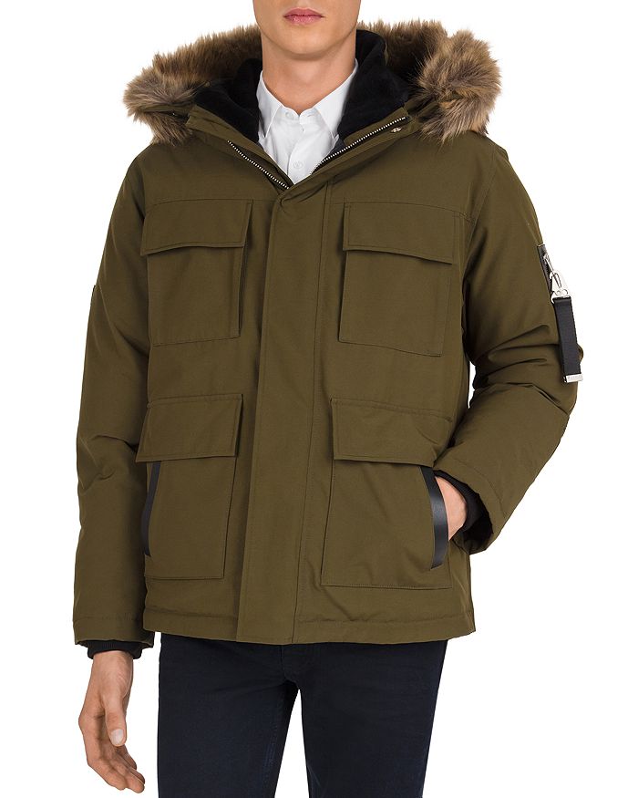 The Kooples Mix Poly Puffy Parka | Bloomingdale's