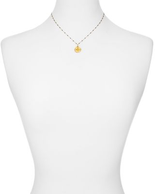 North Star Pendant Necklace in 18K Gold-Plated Sterling Silver, 16&amp;quot;-18&amp;quot;