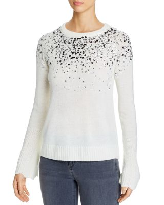 sequin cuff jumper