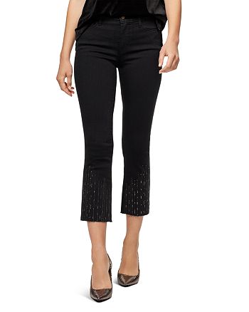 Sanctuary Clothing Womens Connector Kick Cropped Jean 