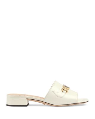 gucci white sandals sale