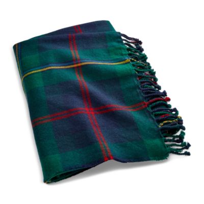 ralph lauren tartan throw