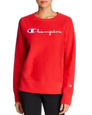 red champion sweatsuit womens