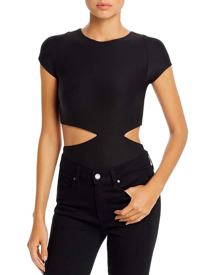 Alix Nyc Verona Cutout Bodysuit In Black