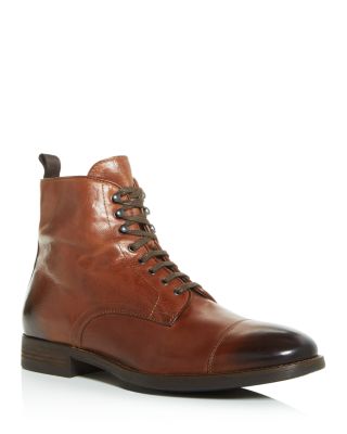 Richmond Leather Cap-Toe Boots 