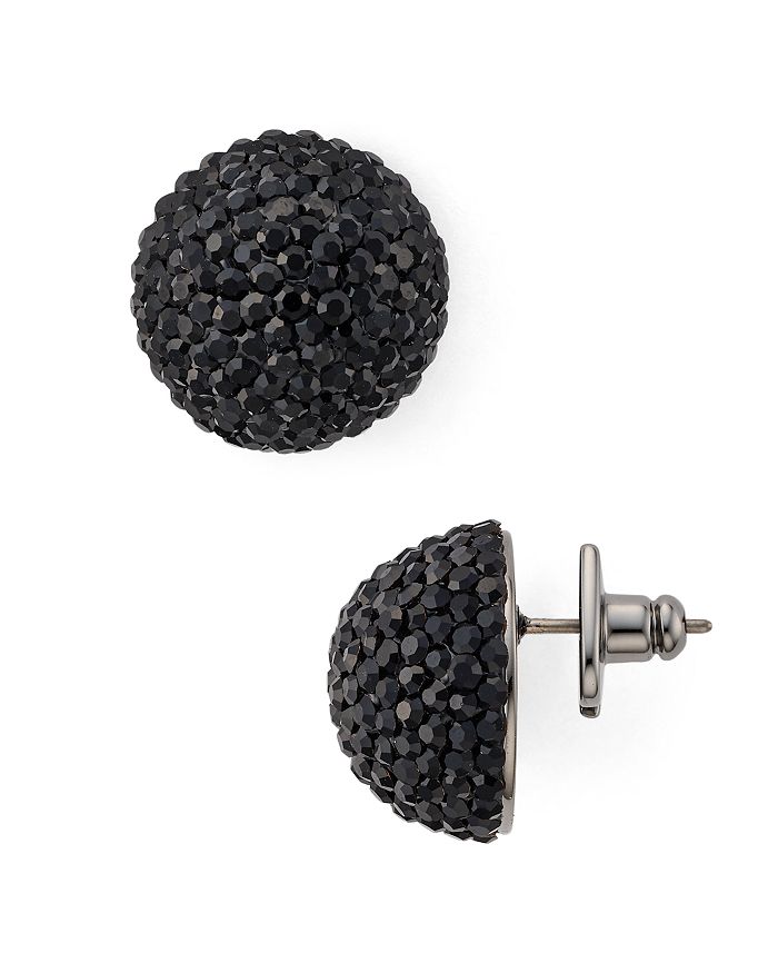 Kate Spade New York Brilliant Statement Stud Earrings In Black