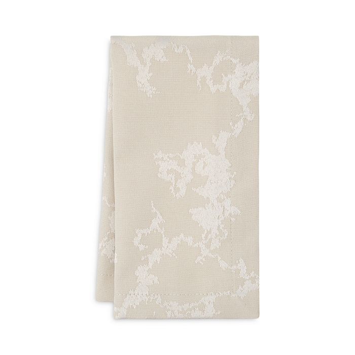 Mode Living Carrera Napkins, Set Of 4 In Taupe/white