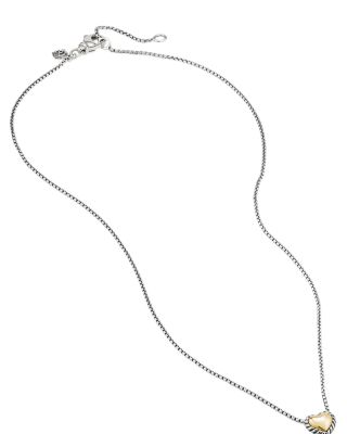 david yurman cable cookie classic heart necklace