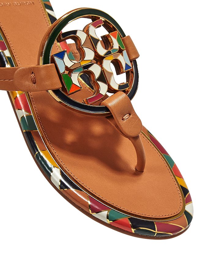aged vachetta tory burch sandals