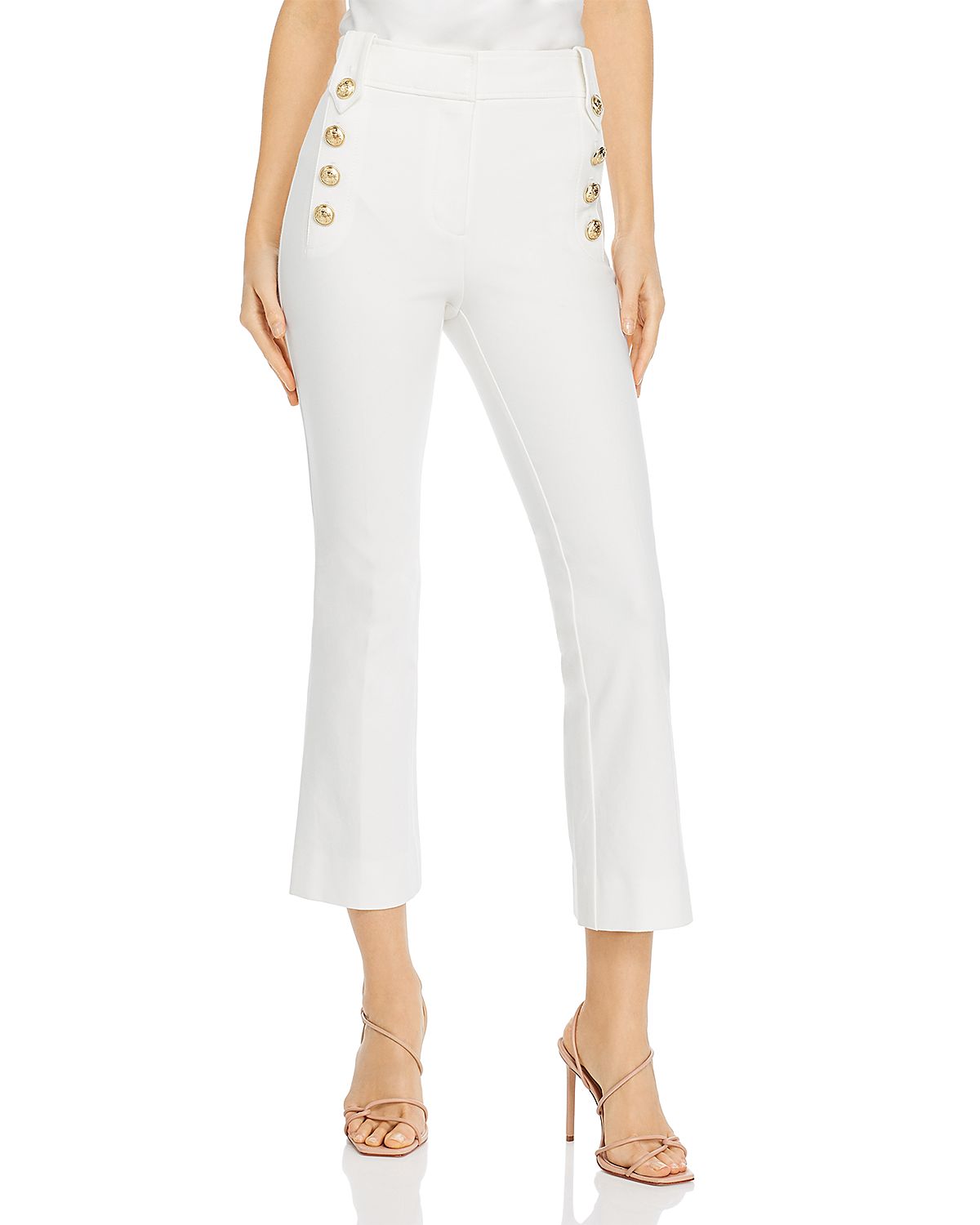 Derek Lam 10 Crosby Robertson High Waisted Crop Flare Pants
