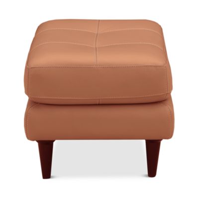 Massimo Leather Chair Ottoman