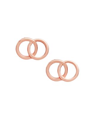 The Classics Interlink Earrings in Sterling Silver, Gold-Plated Sterling Silver or Rose Gold-Plated Sterling Silver