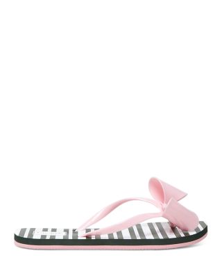 kate spade flip flops with bow