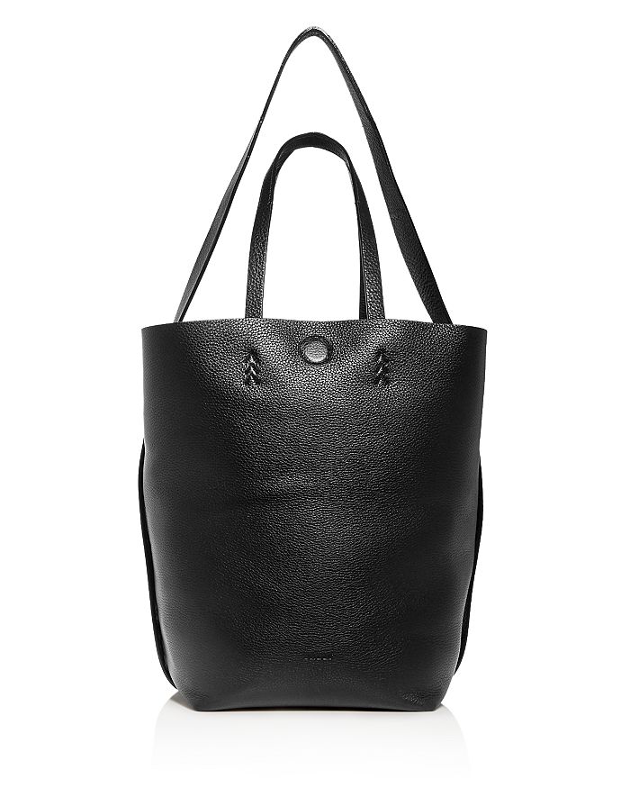 Bally Misha Leather Hobo In Black/ Red