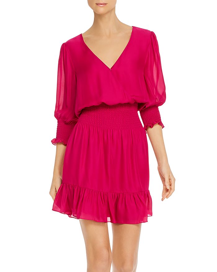 Parker smocked waist dress top