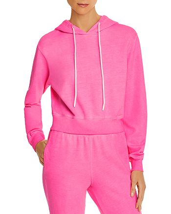 Cotton Citizen Milan Cropped Hooded Sweatshirt - 100% ...