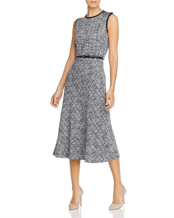 Max Mara Spadino Tweed Midi Dress | Bloomingdale's