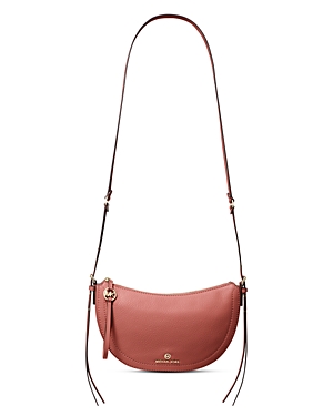 Michael Michael Kors Michael Micheal Kors Camden Small Messenger Bag In Sunset Peach/gold