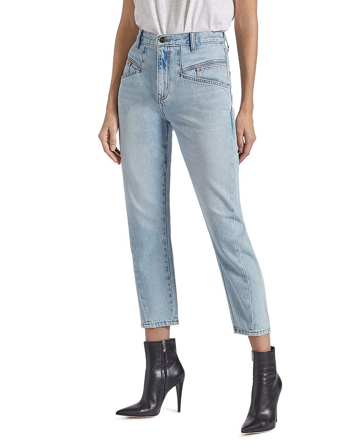 CURRENT ELLIOTT CURRENT/ELLIOTT THE HELIX CROPPED STRAIGHT-LEG JEANS IN WENTWORTH,19-5-006292-PT01490