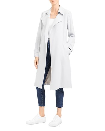 Theory Oaklane Belted Wrap Coat Bloomingdale S