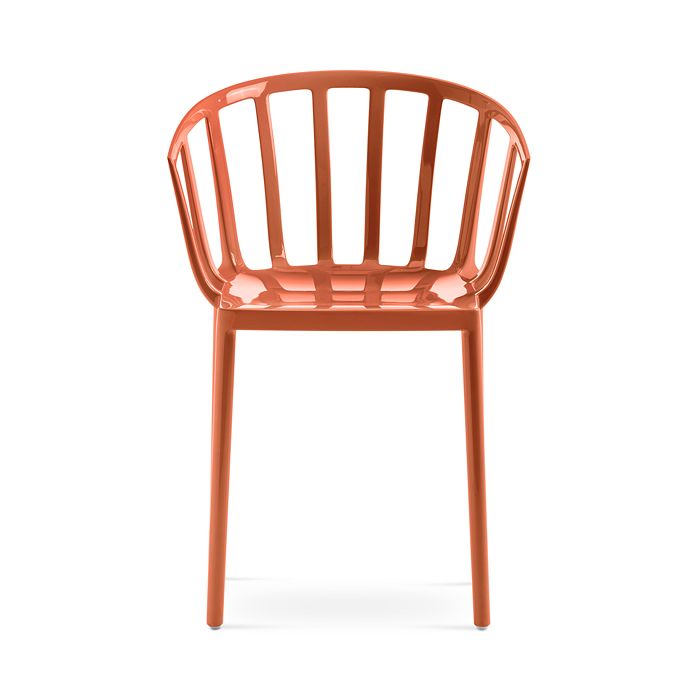 Shop Kartell Venice Armchair, Set Of Two In Glossy Rusty