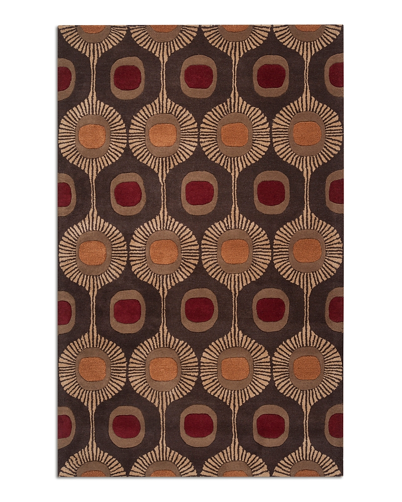 Surya Forum Fm-7170 Area Rug, 6' X 9' In Dark Brown
