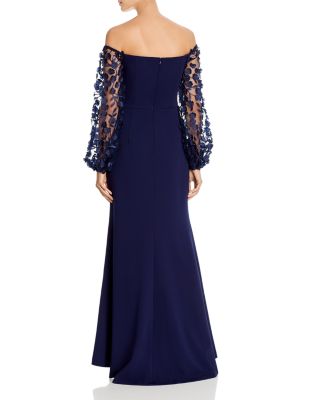 Eliza J Off The Shoulder 3d Floral 
