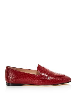 red loafers women