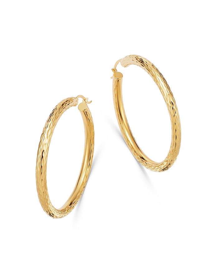 Bloomingdale's Tube Hoop Earrings In 14k Yellow Gold - 100% Exclusive
