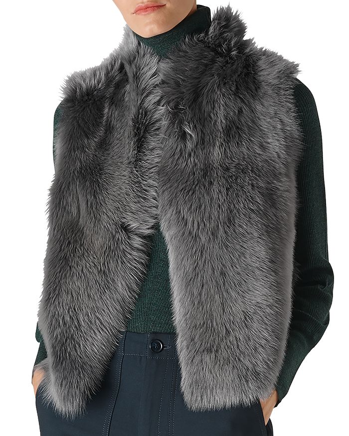 Whistles Toscana Shearling Vest Bloomingdale s