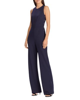 strapless evening jumpsuit