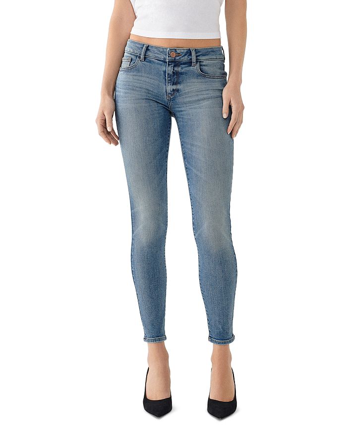 DL DL1961 EMMA LOW-RISE SKINNY JEANS IN GOODYEAR,12438