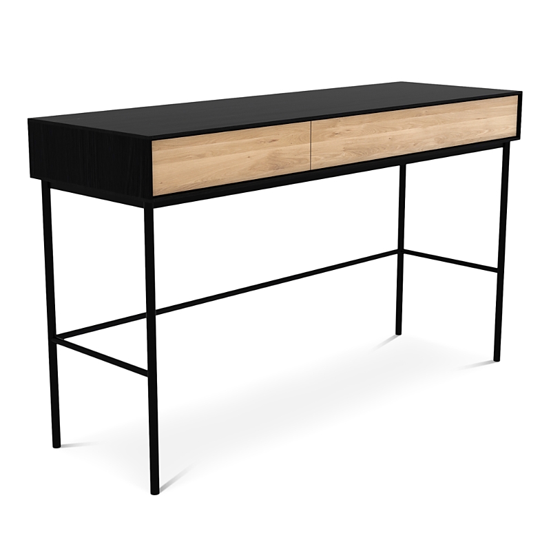 Ethnicraft Blackbird Oak Desk In Black