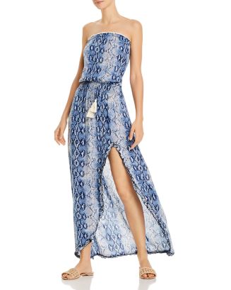 Surf Gypsy Snakeskin Print Maxi Dress Swim Cover-Up | Bloomingdale's