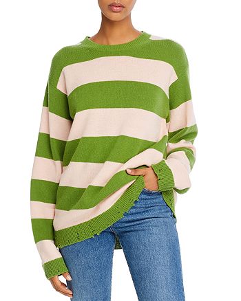 MARC JACOBS The Grunge Striped Wool Sweater | Bloomingdale's