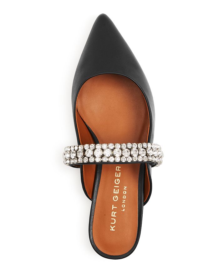 princely crystal embellished mule