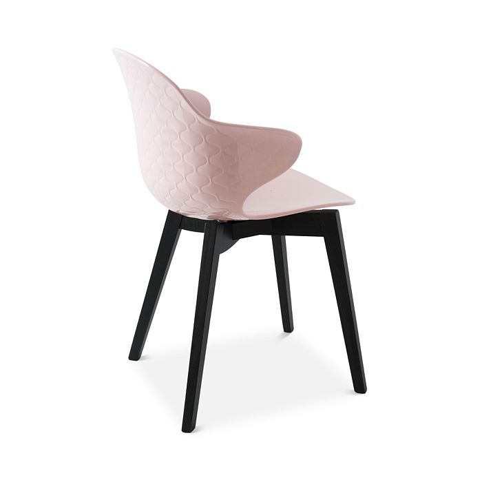 Shop Calligaris St. Tropez Graphite Chair In Graphite/pink
