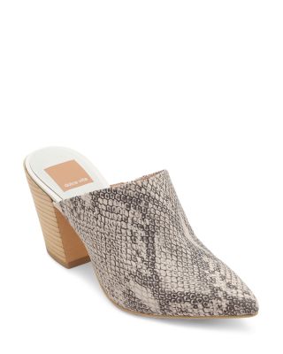 dolce vita snake mules