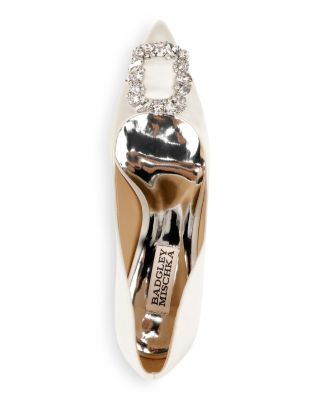 Women's Cher Crystal Buckle Pumps