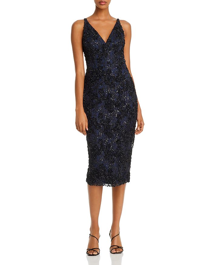 AQUA Sequin Lace Sheath Dress - 100% Exclusive | Bloomingdale's