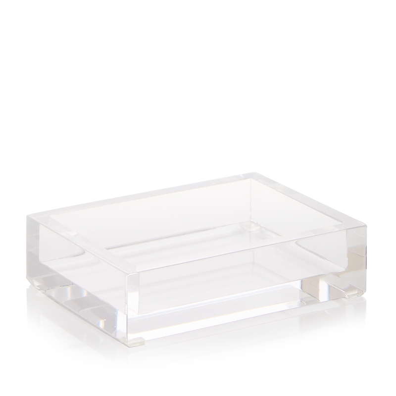 Mike And Ally Ice Soap Dish In Ice Clear