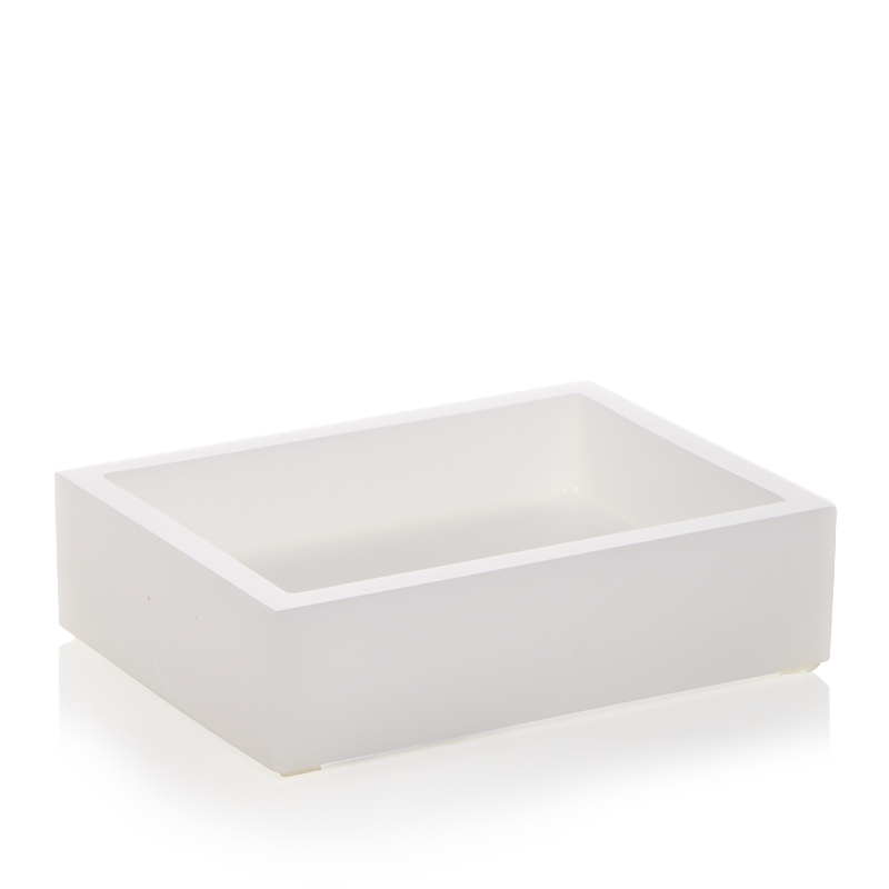 Mike And Ally Ice Soap Dish In White Ice