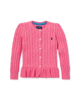 peplum cardigan sweater