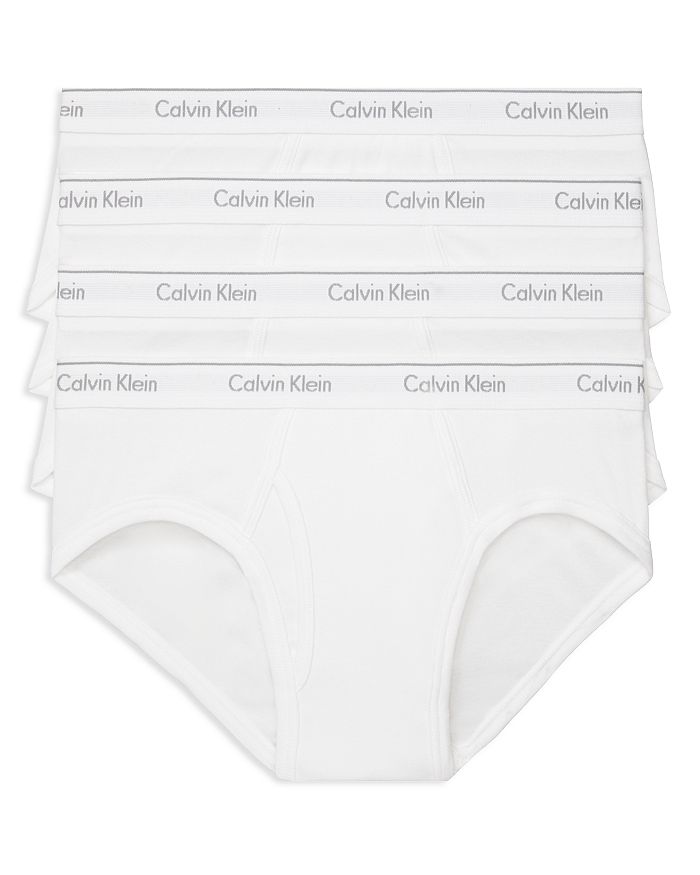 CALVIN KLEIN COTTON HIP BRIEFS, PACK OF 4,NB4004