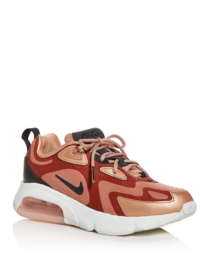 Nike Women S Air Max 200 Holiday Sparkle Low Top Sneakers