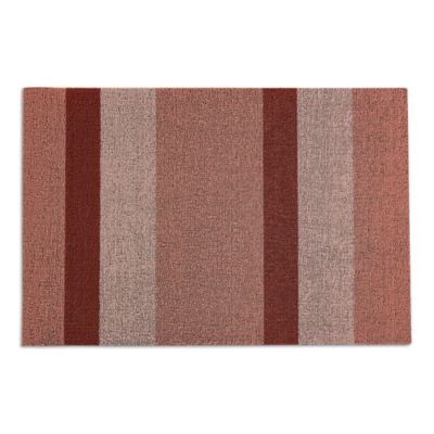 Chilewich Bold Stripe Shag Doormat 18x28 - Multi