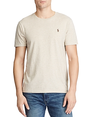Polo Ralph Lauren Classic Fit Crewneck Tee In Dune Tan