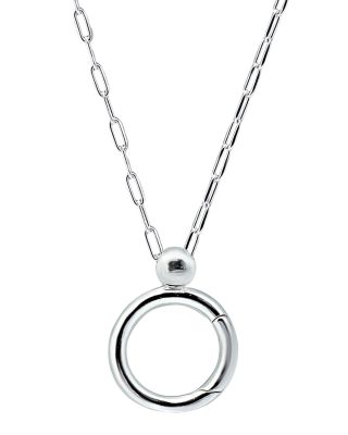 circle charm necklace