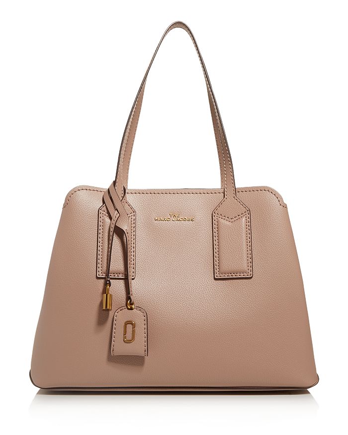 Marc Jacobs The Editor Leather Tote In Beige